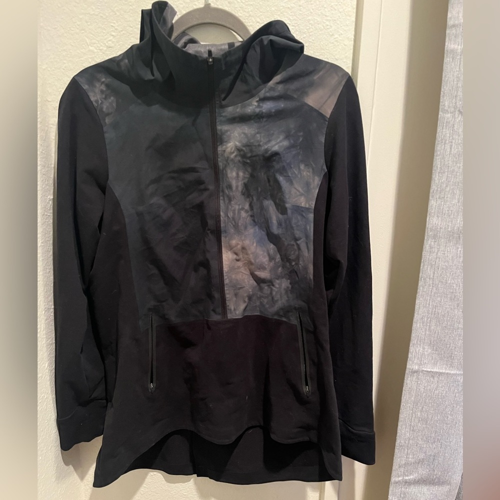 North face half zip hooded pullover